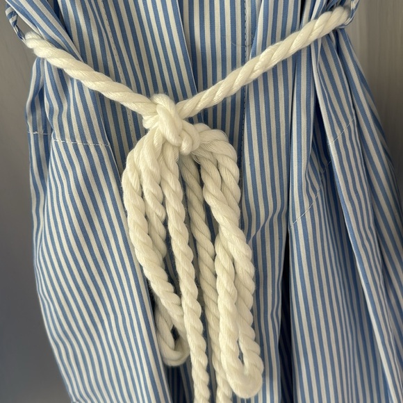11 Honoré blue/white striped shirt dress - Picture 3 of 4